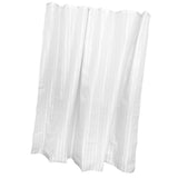 Max 180x180cm Striped Shower Curtains Waterproof for Bathroom White