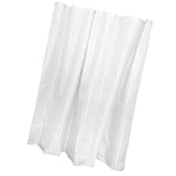 Max 180x180cm Striped Shower Curtains Waterproof for Bathroom White