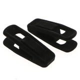 Max 10pcs Flocked Clothes Velvet Clips/Clothespins/Clothing Clamps Black
