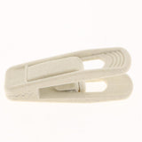 Max 10pcs Flocked Clothes Velvet Clips/Clothespins/Clothing Clamps Beige