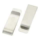 Max Notebook Pen Clip Invoice Bill Holder 15mm width - Silver