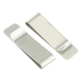 Max Notebook Pen Clip Invoice Bill Holder 15mm width - Silver