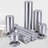 2pcs Stainless Steel Sofa Legs Furniture Cabinet Foot Replacement 8cm