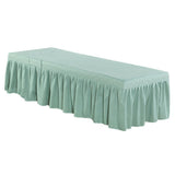 Max Massage Table Skirt Beauty Bed Cover Valance Sheet Green_3 - Aladdin Shoppers