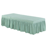 Max Massage Table Skirt Beauty Bed Cover Valance Sheet Green_3 - Aladdin Shoppers