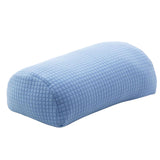 Super Comfort Cotton Leg Pillow Side Sleep Knee Pillow Arc Type - Blue