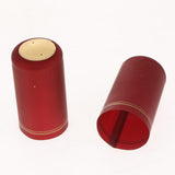 Max 100 PVC Wine Bottle Heat Shrink Capsules 32mm -Burgundy(Gold Top Strips ) - Aladdin Shoppers