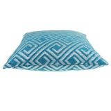 Max Chenille Jacquard Sofa Cushion Cover Throw Pillow Case 45x45cm Blue Grid