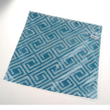 Max Chenille Jacquard Sofa Cushion Cover Throw Pillow Case 45x45cm Blue Grid