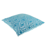 Max Chenille Jacquard Sofa Cushion Cover Throw Pillow Case 45x45cm Blue Grid