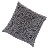 Chenille Jacquard Sofa Cushion Cover Throw Pillow Case 45x45cm Gray Strips