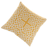 Max Embroidered Sofa Cushion Cover Throw Pillow Case Replacement 45x45cm Yellow