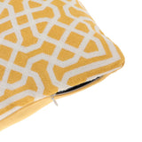 Max Embroidered Sofa Cushion Cover Throw Pillow Case Replacement 45x45cm Yellow
