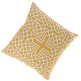 Max Embroidered Sofa Cushion Cover Throw Pillow Case Replacement 45x45cm Yellow