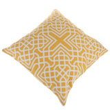 Max Embroidered Sofa Cushion Cover Throw Pillow Case Replacement 45x45cm Yellow
