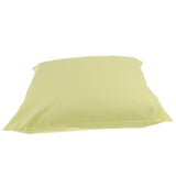 Max Solid Color Cotton Throw Pillow Case Sofa Cushion Cover 45x45cm Yellow