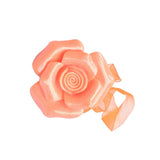 Max ABS Rose Magnetic Curtain Panel Buckles Voile Tiebacks Holdbacks Orange