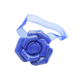 Max ABS Rose Magnetic Curtain Panel Buckles Voile Tiebacks Holdbacks Blue