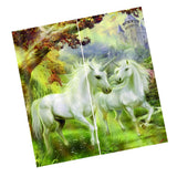 Max 2 Panel Set Digital Printing Curtains 3D Animals Unicorns-85x200cm