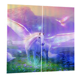 Max 2 Panel Set Digital Printing Curtains 3D Animals Pegasus-85x200cm