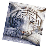 Max 2 Panel Set Digital Printing Curtains 3D Animals Tiger-85x200cm