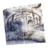 Max 2 Panel Set Digital Printing Curtains 3D Animals Tiger-85x200cm