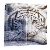 Max 2 Panel Set Digital Printing Curtains 3D Animals Tiger-85x200cm