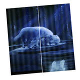 Max 2 Panel Set Digital Printing Curtains 3D Animals Wolves-75x166cm
