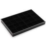 Max Velvet Bracelet Bangle Watch Jewelry Display Tray Storage Case Box 24 Grid - Aladdin Shoppers