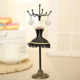 Max Jewelry Display Stand Rack Holder Shelf Resin Female Model Decor Black