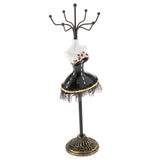 Max Jewelry Display Stand Rack Holder Shelf Resin Female Model Decor Black