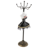 Max Jewelry Display Stand Rack Holder Shelf Resin Female Model Decor Black