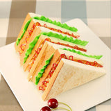 Max Artificial Lifelike Fake Food Bread Sandwich