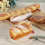 Max Artificial Lifelike Fake Food Bread Big Bread
