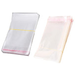 Maxbell 200pcs Transparent Opp Bag Plastic Bags Self Adhesive Seal  6x8cm