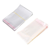 Maxbell 200pcs Transparent Opp Bag Plastic Bags Self Adhesive Seal  6x8cm