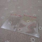 Maxbell 200pcs Transparent Opp Bag Plastic Bags Self Adhesive Seal  8x12cm