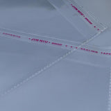 Maxbell 200pcs Transparent Opp Bag Plastic Bags Self Adhesive Seal  8x12cm