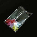 Maxbell 200pcs Transparent Opp Bag Plastic Bags Self Adhesive Seal  8x12cm