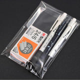 Maxbell 200pcs Transparent Opp Bag Plastic Bags Self Adhesive Seal  9x16cm