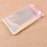 Maxbell 200pcs Transparent Opp Bag Plastic Bags Self Adhesive Seal  9x16cm