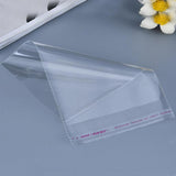 Maxbell 200pcs Transparent Opp Bag Plastic Bags Self Adhesive Seal  9x16cm