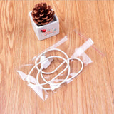 Maxbell 200pcs Transparent Opp Bag Plastic Bags Self Adhesive Seal  9x16cm