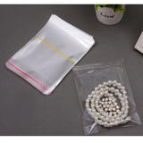 Maxbell 200pcs Transparent Opp Bag Plastic Bags Self Adhesive Seal  9x16cm