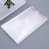 Maxbell 200pcs Transparent Opp Bag Plastic Bags Self Adhesive Seal  9x16cm