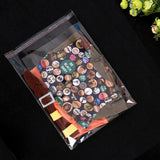 Maxbell 200pcs Transparent Opp Bag Plastic Bags Self Adhesive Seal  9x16cm