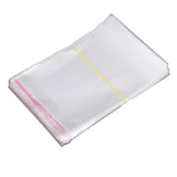 Maxbell 200pcs Transparent Opp Bag Plastic Bags Self Adhesive Seal  8x12cm Thicker