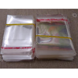 Maxbell 200pcs Transparent Opp Bag Plastic Bags Self Adhesive Seal  8x12cm Thicker