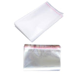 Maxbell 100pcs Transparent Opp Bag Plastic Bags Self Adhesive Seal  15x35cm
