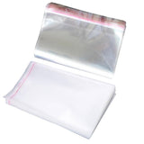 Maxbell 100pcs Transparent Opp Bag Plastic Bags Self Adhesive Seal  15x35cm